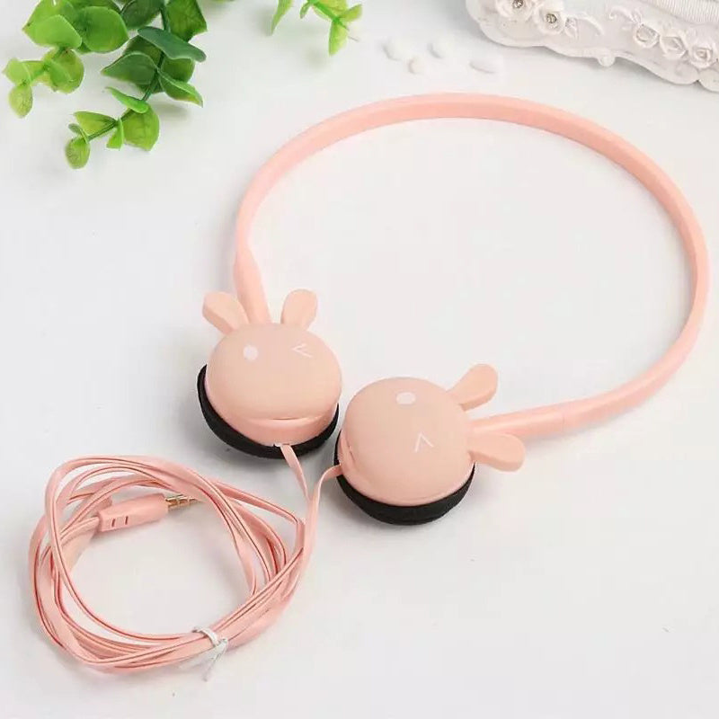 Cute Cartoon Animal Pattern Earpiece Sports Cable